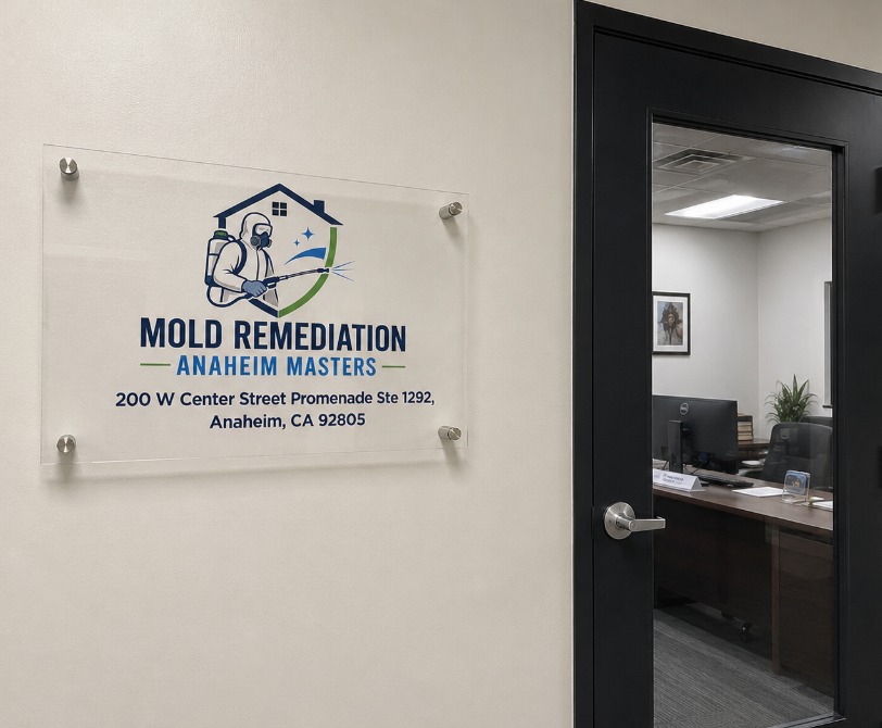 Mold Remediation Anaheim Masters office signage and entrance